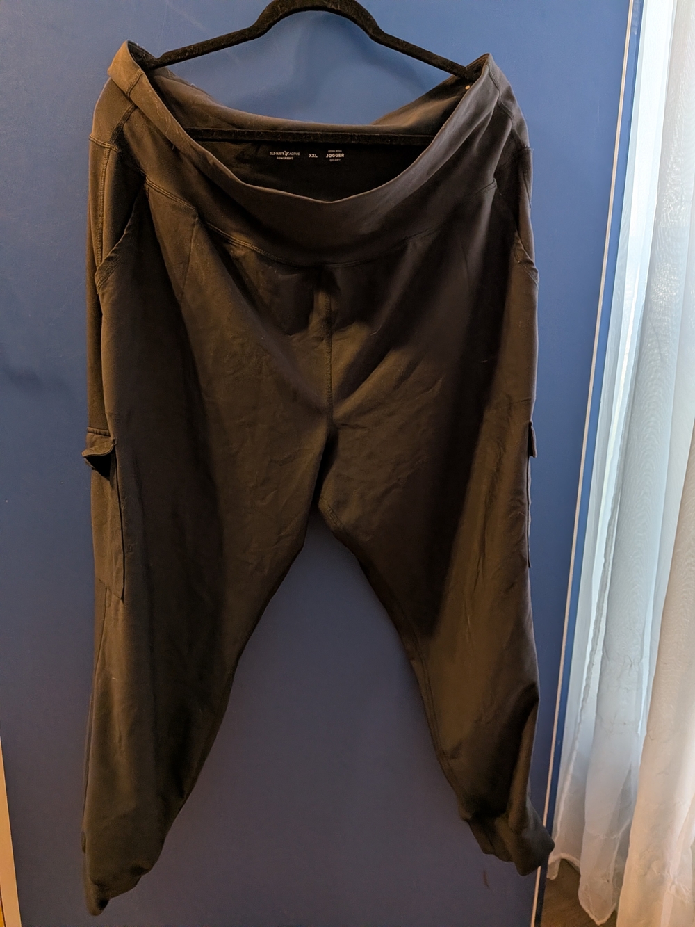 Old Navy Black Joggers with Cargo Pockets